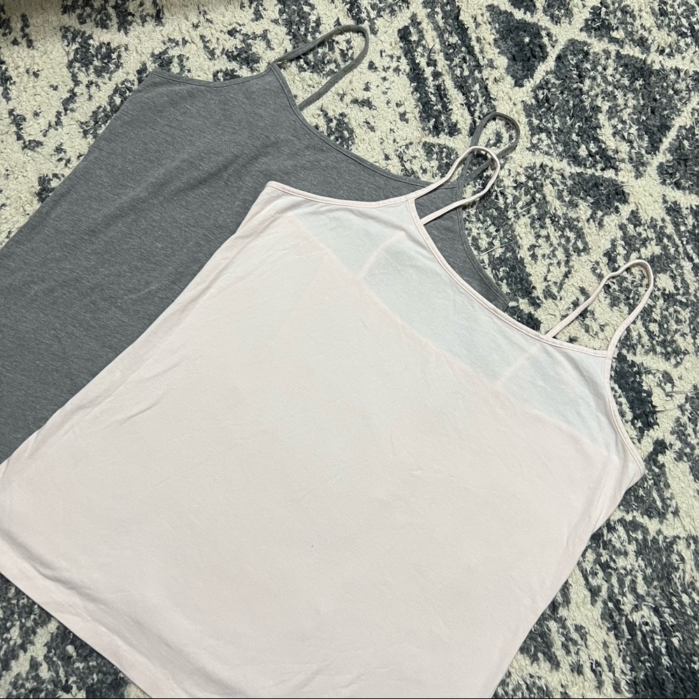 Light Pink Grey Time and Tru Cami Bundle XL
